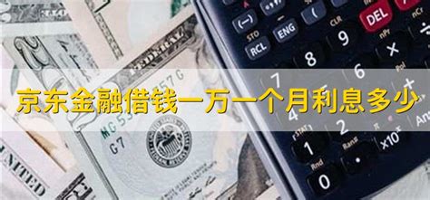 京东金融借钱一万一个月利息多少 - 财梯网