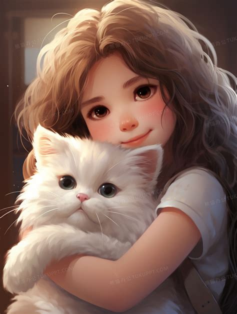 猫咪女孩图片