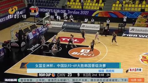 🔥女篮亚洲杯分组出炉：中国与韩国新西兰黎巴嫩同组-直播吧