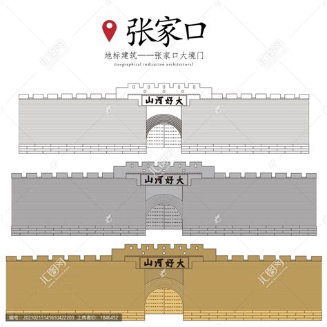 张家口大境门,建筑园林,设计素材,设计模板,汇图网www.huitu.com