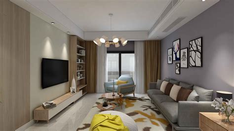万泉新新家园2 - 欧式风格两室两厅装修效果图 - 胡江设计效果图 - 每平每屋·设计家