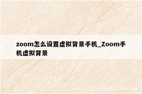 zoom怎么添加虚拟背景-zoom添加虚拟背景图片方法_hp91手游网