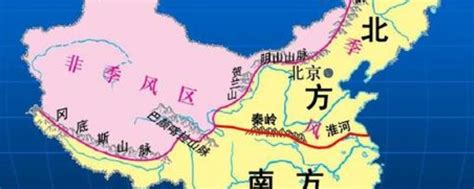 秦岭淮河一线在地图上的大致位置？ - 知乎