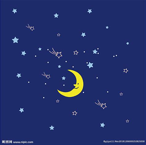 星星月亮设计图__其他_动漫动画_设计图库_昵图网nipic.com