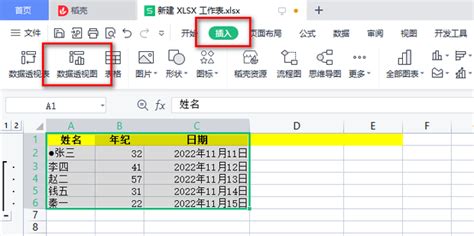 excel透视图图片