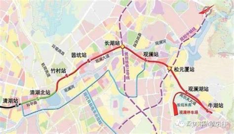 深圳15条地铁重大项目来了！附20条线路图+开通时间表+规划_观澜