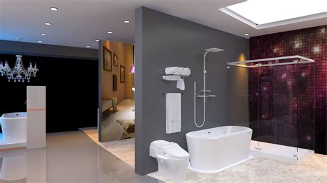轻奢风淋浴房 - 设计师李师设计效果图 - 每平每屋·设计家