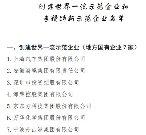 2021年度上海市“专精特新”企业名单公布