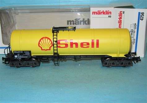 Märklin 4756 Kesselwagen Shell DB Ep.4 m. KK i.OVP - Nordbahn An- & Verkauf
