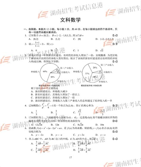 2018年高考全国卷3理科数学试题及参考答案 —中国教育在线