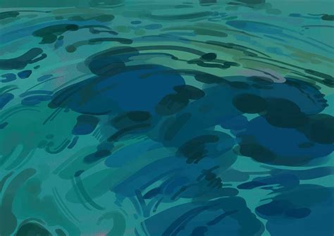 Painter四步轻松画出动漫中的水面波纹教程 - PSD素材网
