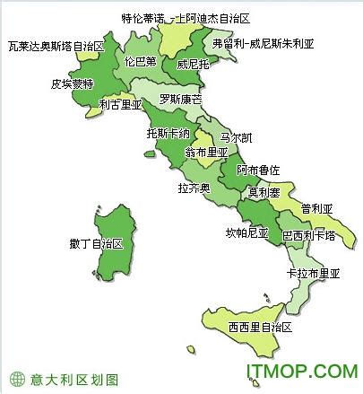 意大利大区排名,意大利一二三线城市,意大利各个大区介绍_大山谷图库