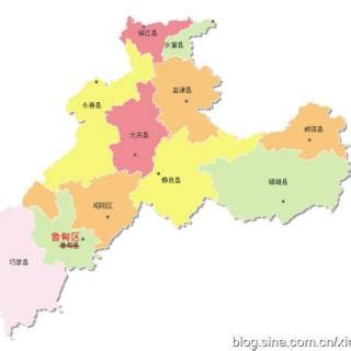 彝良县标准地图 - 昭通市地图 - 地理教师网
