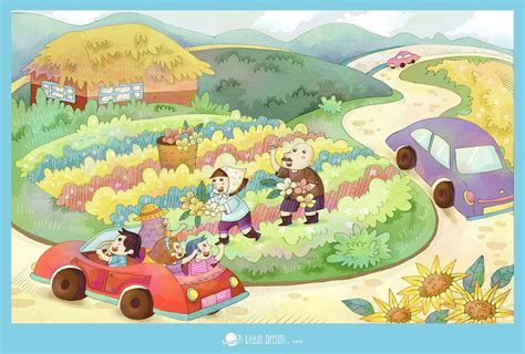 幼儿读物APP《一起去旅行吧！》|插画|儿童插画|小兔Sophie - 原创作品 - 站酷 (ZCOOL)