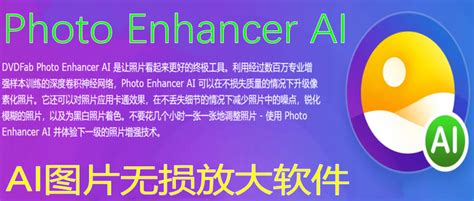 DVDFab Photo Enhancer AI （AI图片无损放大软件）官方中文版V1.0.2.3 | 怎么放大图片保持清晰度 - 知乎