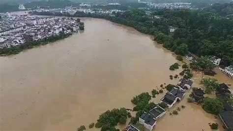 宁明强降雨致河水暴涨-广西高清图片-中国天气网