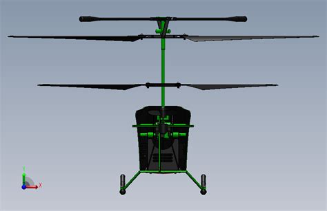 遥控直升机_SOLIDWORKS 2021_模型图纸下载 – 懒石网