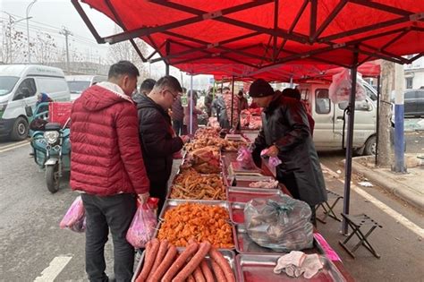 新春走基层|中牟县刁家乡年集红火年味儿浓郁 -大河网