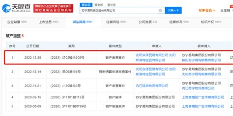 苏宁易购2家关联公司被申请破产清算_手机新浪网