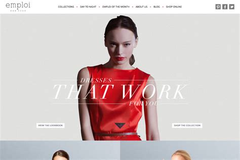 大气的时尚女装网站页面-UI世界