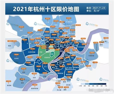 2021年11月杭州76个板块新房限价房价：大关属于第二档_杭州房价_聚汇数据