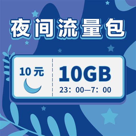 【中国移动】流量夜间包10GB版_网上营业厅
