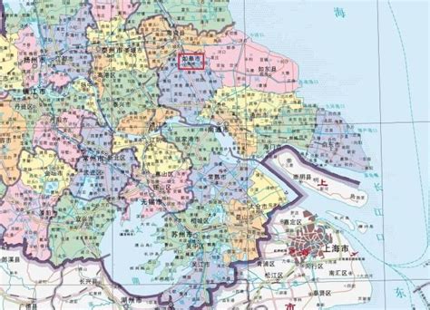 如皋市地图图片
