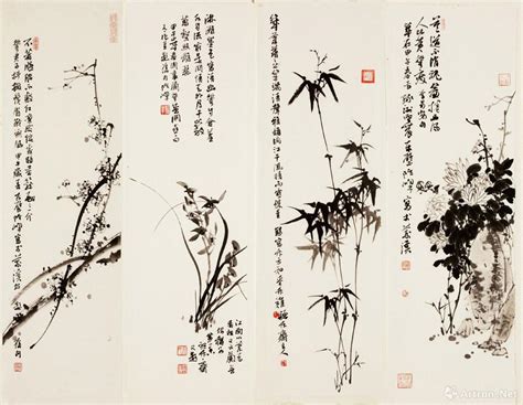 四君子”梅兰竹菊画法，很实用|兰花|画法|枝干_新浪新闻