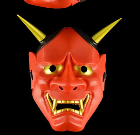 日本动漫鬼首般若树脂面具 万圣节coapaly恐怖主题装饰道具-阿里巴巴