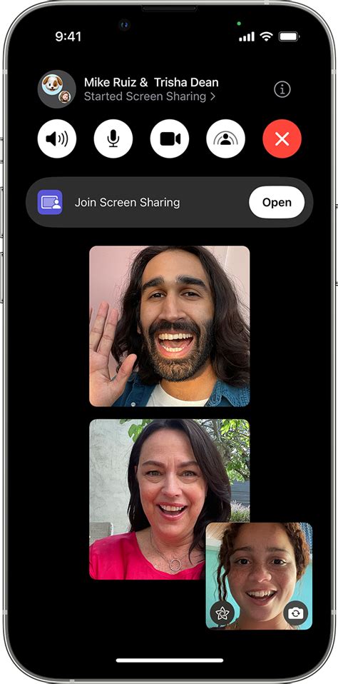 Share your screen in FaceTime on your iPhone or iPad - Apple Support