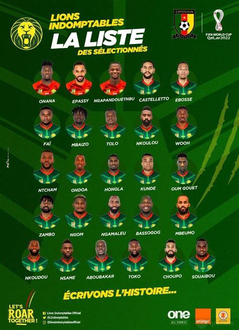 2022世界杯喀麦隆国家队阵容表（最新名单）_球天下体育