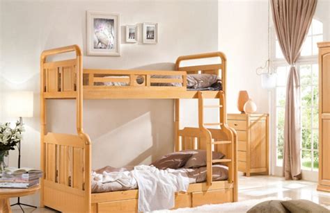 上下铺双层床高低子母床实木上下床儿童双人床小户型分隔床姐弟床-阿里巴巴