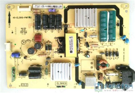 TCL Y49P1A液晶电视指示灯亮白光不开机的维修 - 家电维修资料网