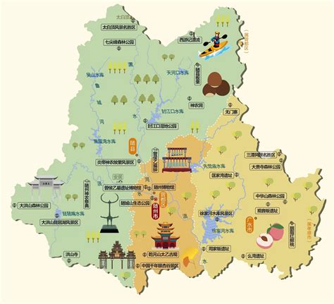 湖北省随州市旅游地图 - 随州市地图 - 地理教师网