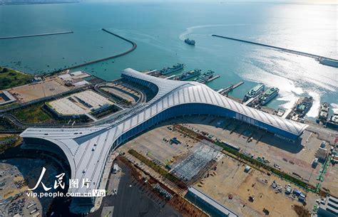 海南海口新海港综合交通枢纽站项目有序推进-人民图片网