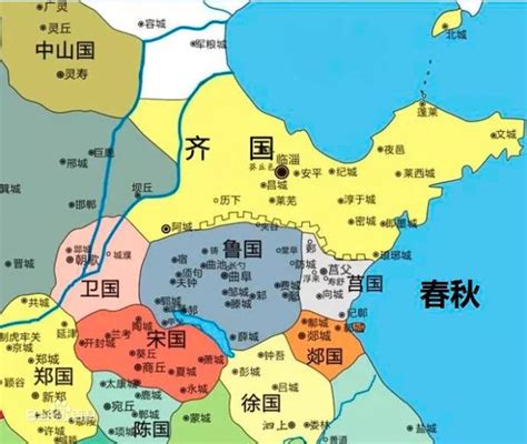 东周地图图片