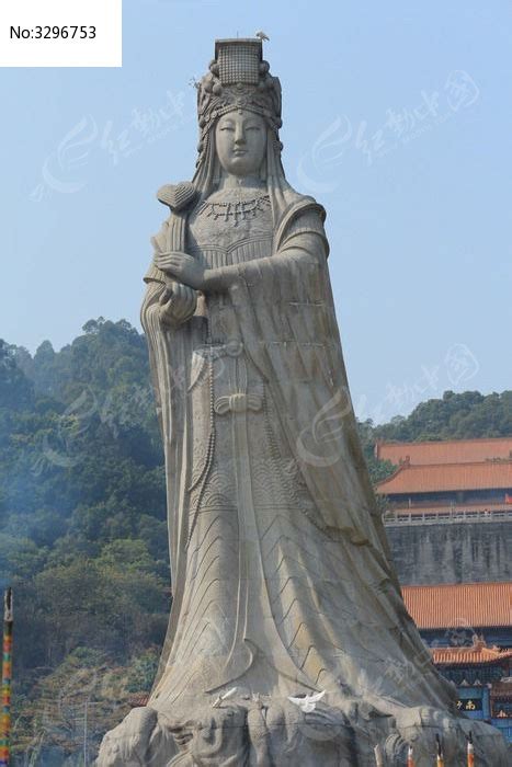 天后娘娘石雕像高清图片下载_红动中国