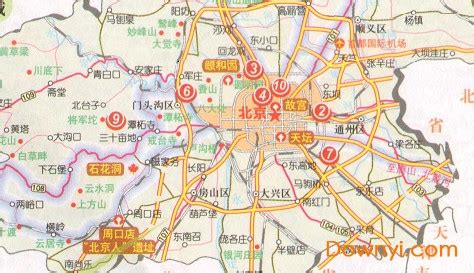 北京旅游地图高清版下载-北京旅游地图全图下载免费版-当易网
