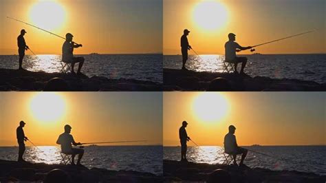 渔夫钓了一条小鱼当诱饵高清图片下载-正版图片505999476-摄图网