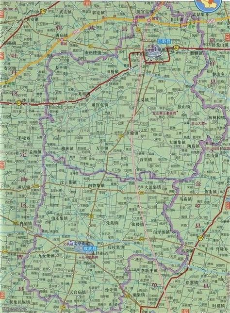 巨野县地图电子版下载-山东省菏泽市巨野县地图最新版高清版大图-含乡镇 - 极光下载站