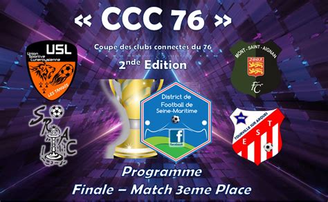 Actualité - Programme Finale et petite Finale "CCC76"... - club ...