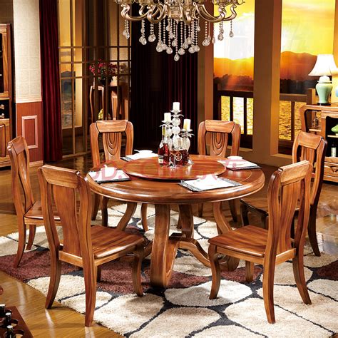 纯实木餐桌进口白橡木1.2/1.5米实木餐桌粗腿餐桌简约现代家具_乌托家