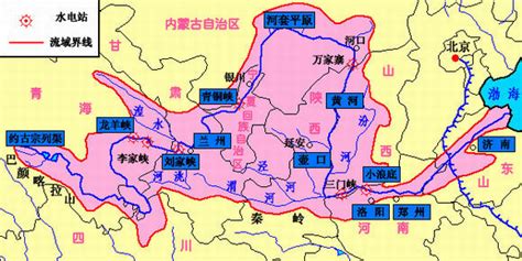 黄河流域图图片