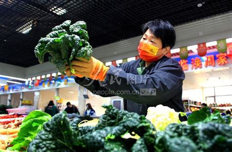 安徽淮北：智慧型生态农贸市场开门迎客-人民图片网