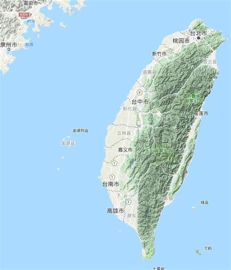 台湾旅游地图 台湾景点分布图-台湾自助指南-回归旅游网