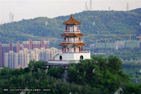 北京颐和园万寿山佛香阁模型,景观园林,建筑摄影,摄影,汇图网www.huitu.com