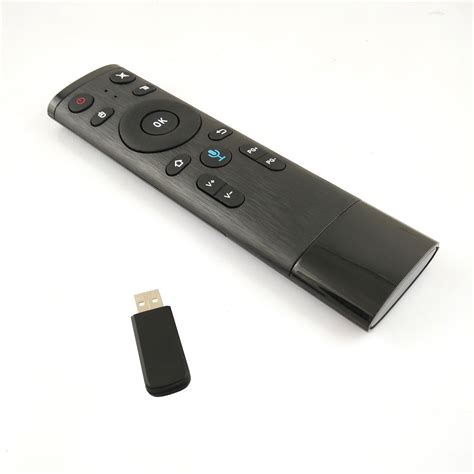 Q5 语音遥控器 USB2.4G 无线遥控器 麦克风 支持语音输入-阿里巴巴