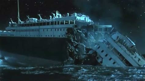 泰坦尼克号沉船过程 触目惊心 震撼的特效