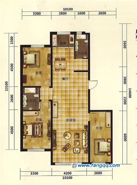 90平米三室二厅设计图,93平米三室样板房,90平米三室二厅实景图(第4页)_大山谷图库