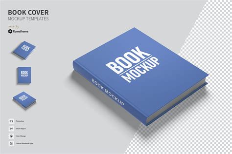 创意独特书籍封面效果预览模板 Book – Cover Mockup FH – 设计小咖